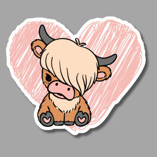 Highland Cow Love Waterproof