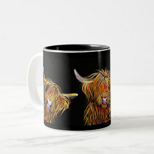 HiGHLaND CoW Mug 'THe SCoTTieS'  BY S MacARTHuR