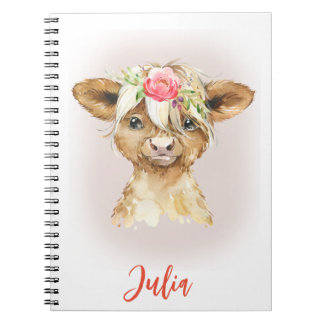 Highland Cow Notebook 