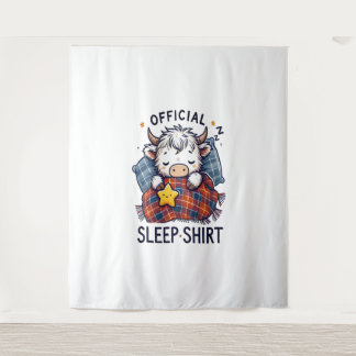 Highland Cow , Official Sleep  Tapestry
