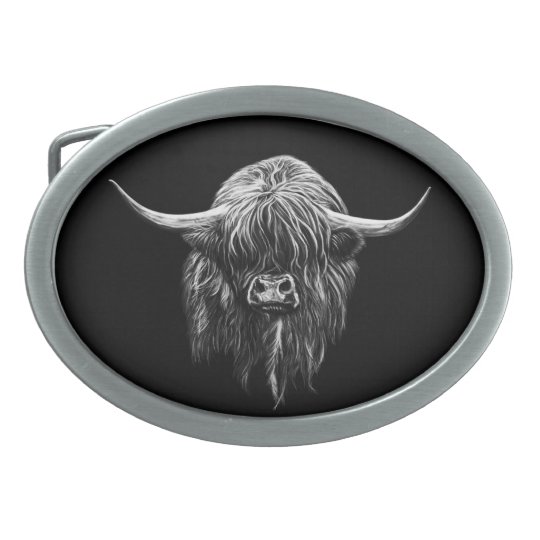 cow belt buckle