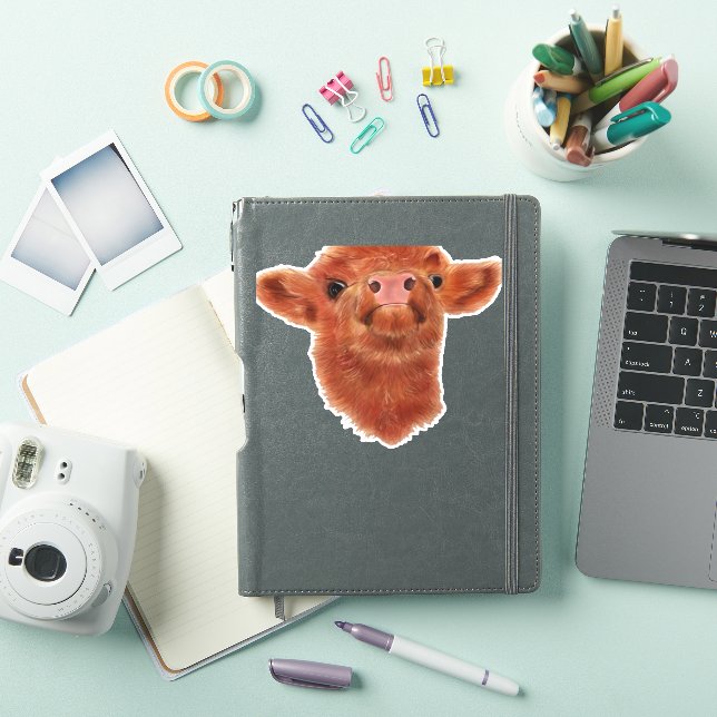Highland Cow Oversized T-Shirt (iPad Cover)