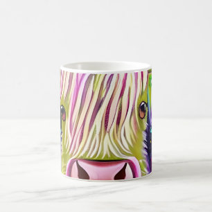 Highland Cow Painting  Coffee Mug