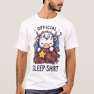 Highland Cow Png, Official Sleep Png T-Shirt