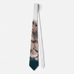 Highland cow portrait tie