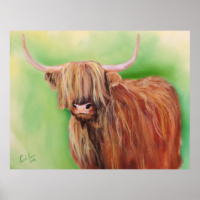 Highland cow poster (Front)