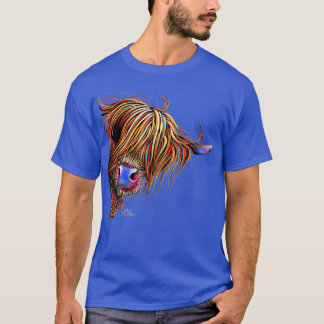 HiGHLaND CoW PRiNT ANiMaL PRiNT ' SuGaR LuMP '  T-Shirt