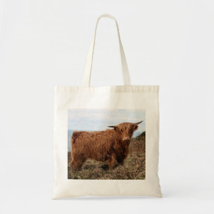 Highland Cow Print Tote Bag