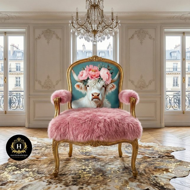 Highland Cow Rustic Boho Farmhouse Decoupage Tissue Paper (Creator Uploaded)