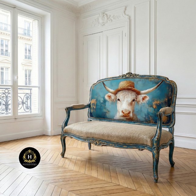 Highland Cow Rustic Boho Farmhouse Decoupage Tissue Paper (Creator Uploaded)