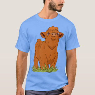 Highland Cow Scotland Farmers T-Shirt