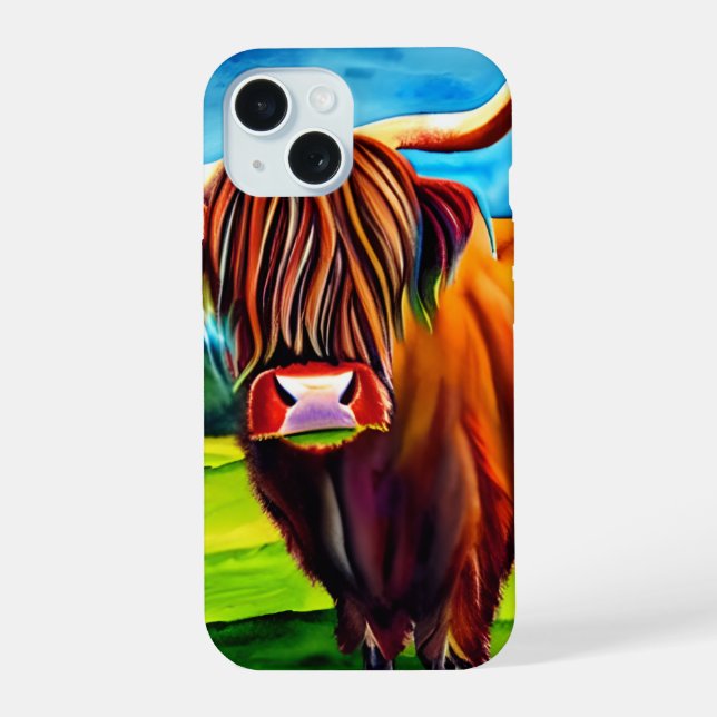 Highland Cow Smartphone Case (Back)