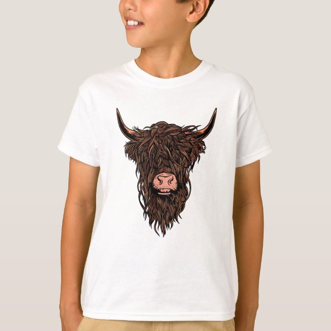 Highland Cow T-Shirt (Front)
