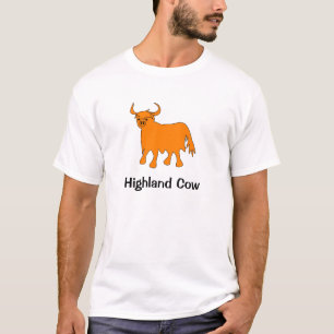 Highland Cow t shirt design