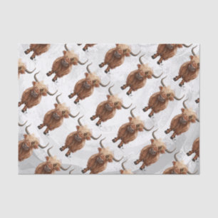 Highland Cow Tissue Paper