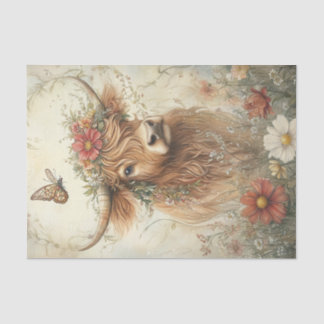 Highland Cow Tissue Paper
