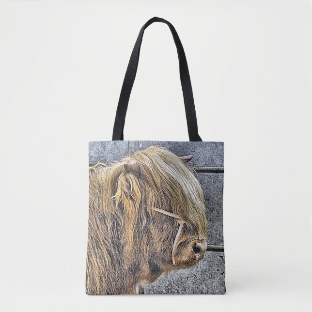 HIGHLAND COW TOTE BAG (Front)
