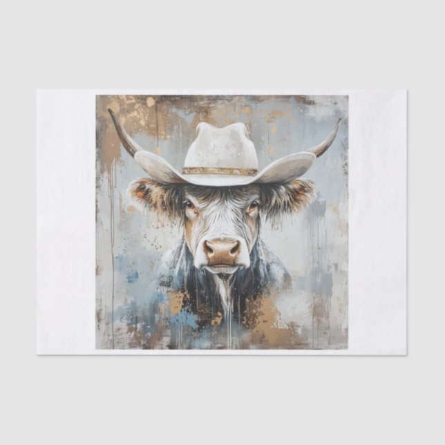 Highland Cow Vibes10 Tissue Paper (Front)