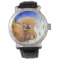 Highland Cow Watercolor Watch