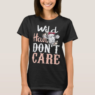 Highland Cow Wild Hair Don't Care T-Shirt