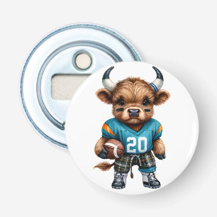 Highland Cows and Football Bottle Opener