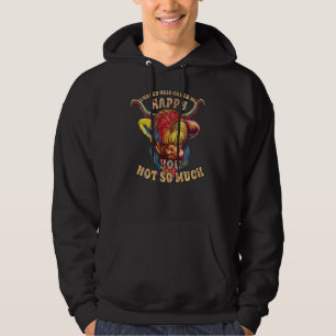 Highland Cows Farmer Cattle Hoodie