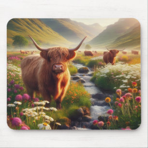 Highland Cows Mouse Mat