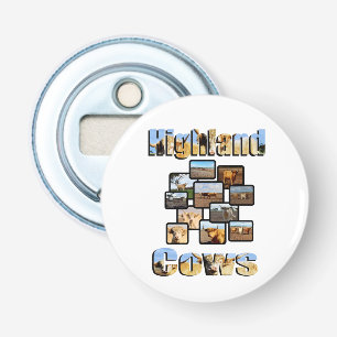 Highland Cows Picture Logo, Bottle Opener