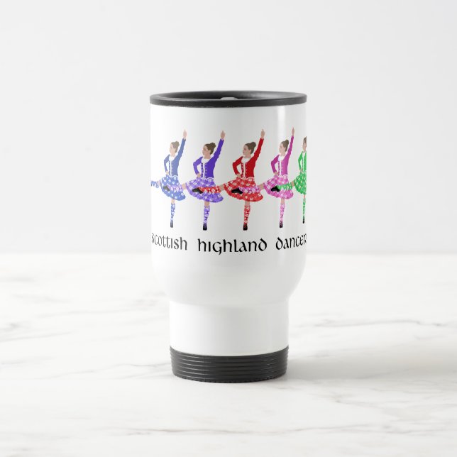 Highland Dance Line Travel Mug (Center)