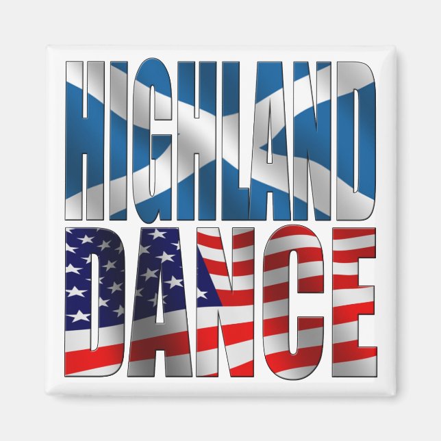 Highland Dance Magnet (Front)