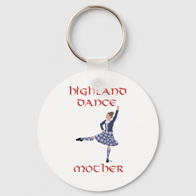 Highland Dance MOTHER Key Ring (Front)