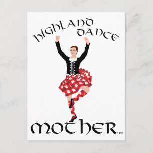 Highland Dance Mother Postcard