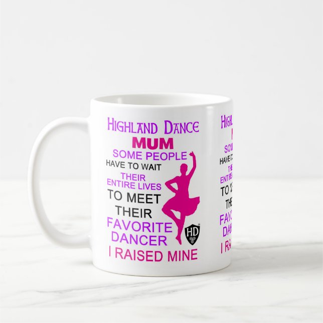 Highland Dance Mum Coffee Mug (Left)
