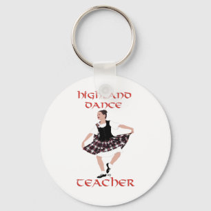 Highland Dance Teacher - Country Dances Key Ring