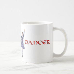 Highland Dancer in Blue Coffee Mug