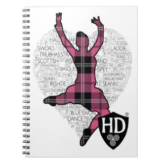 Highland Dancer Note Pad Notebook