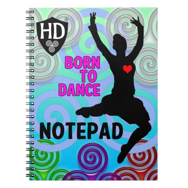 Highland Dancer Notepad #2 Notebook (Front)