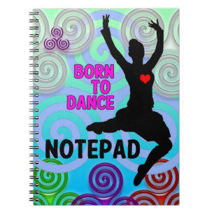 Highland Dancer Notepad Notebook