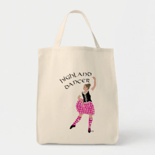 Highland Dancer Pink Tote Bag