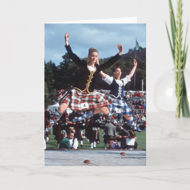 Highland Dancing Card (Front)