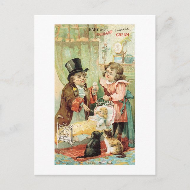 Highland Evaporated Cream Postcard (Front)