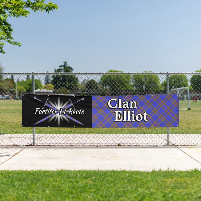 Highland Festival Clan Elliot Eliott Tent Banner (Insitu)