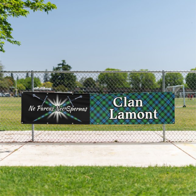 Highland Festival Clan Lamont Tent Banner (Insitu)