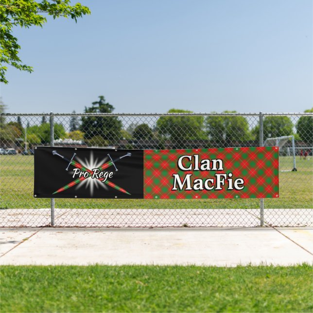 Highland Festival Clan MacFie Tent Banner (Insitu)