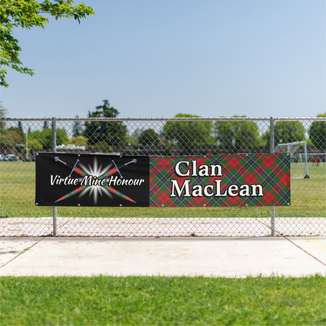 Highland Festival Clan MacLean Tent Banner (Insitu)