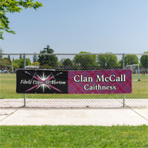 Highland Festival Clan McCall - Caithness Tartan Banner