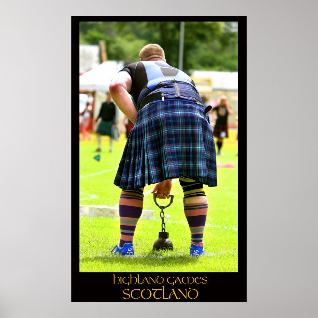 highland games scotland poster (Front)