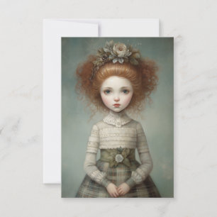 Highland Heartstrings: Scottish Highland Card