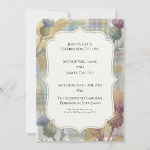Highland Heather Wedding Invitation