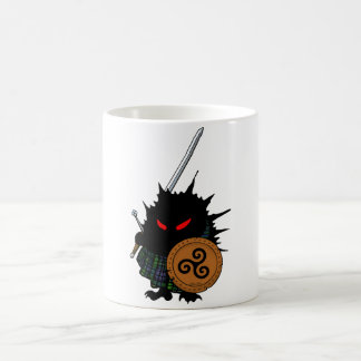 Highland Hedgehog with Claymore Sword Coffee Mug